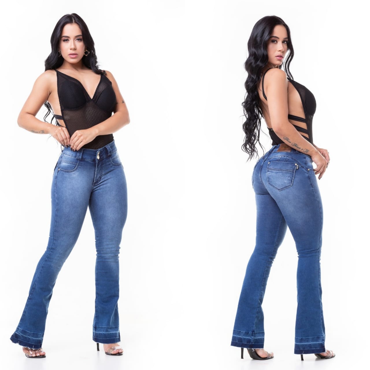 Calça Flare Com Bojo Invisível Removível no BumBum