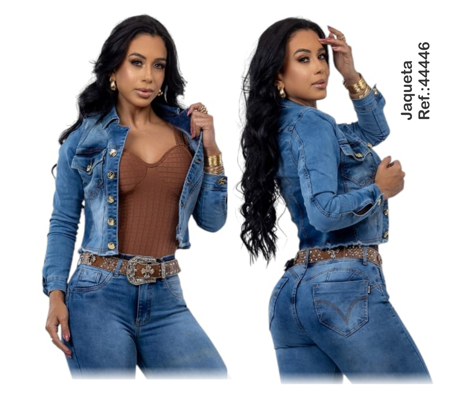 Jaqueta Jeans Lycra Bull Resistente Costura Reforçada Original