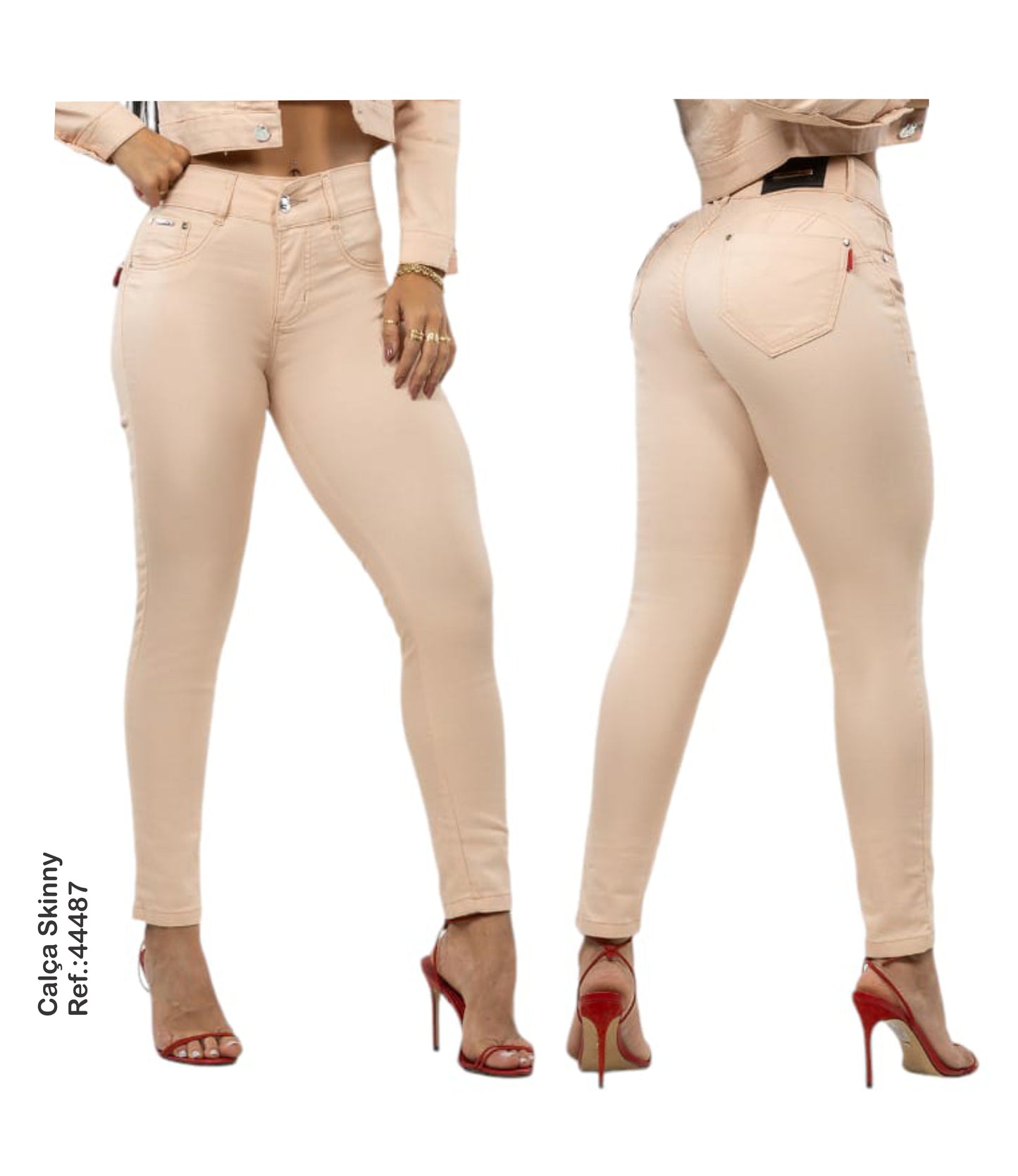 Calça Feminina Lycra com Bojo Modela BumBum Set For Original
