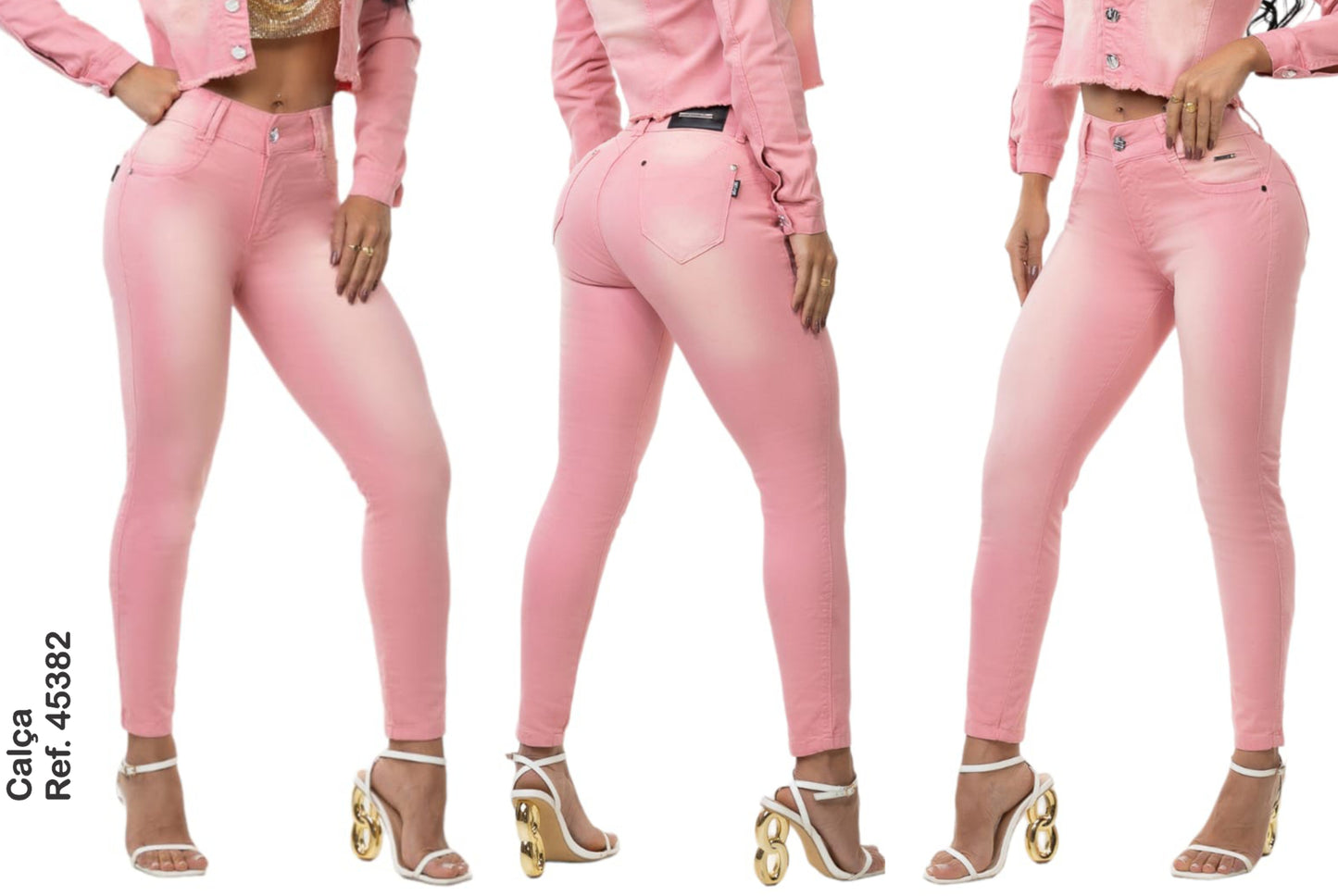 Calça Skinny Lycra com Bojo Removível Impina Bumbum Original