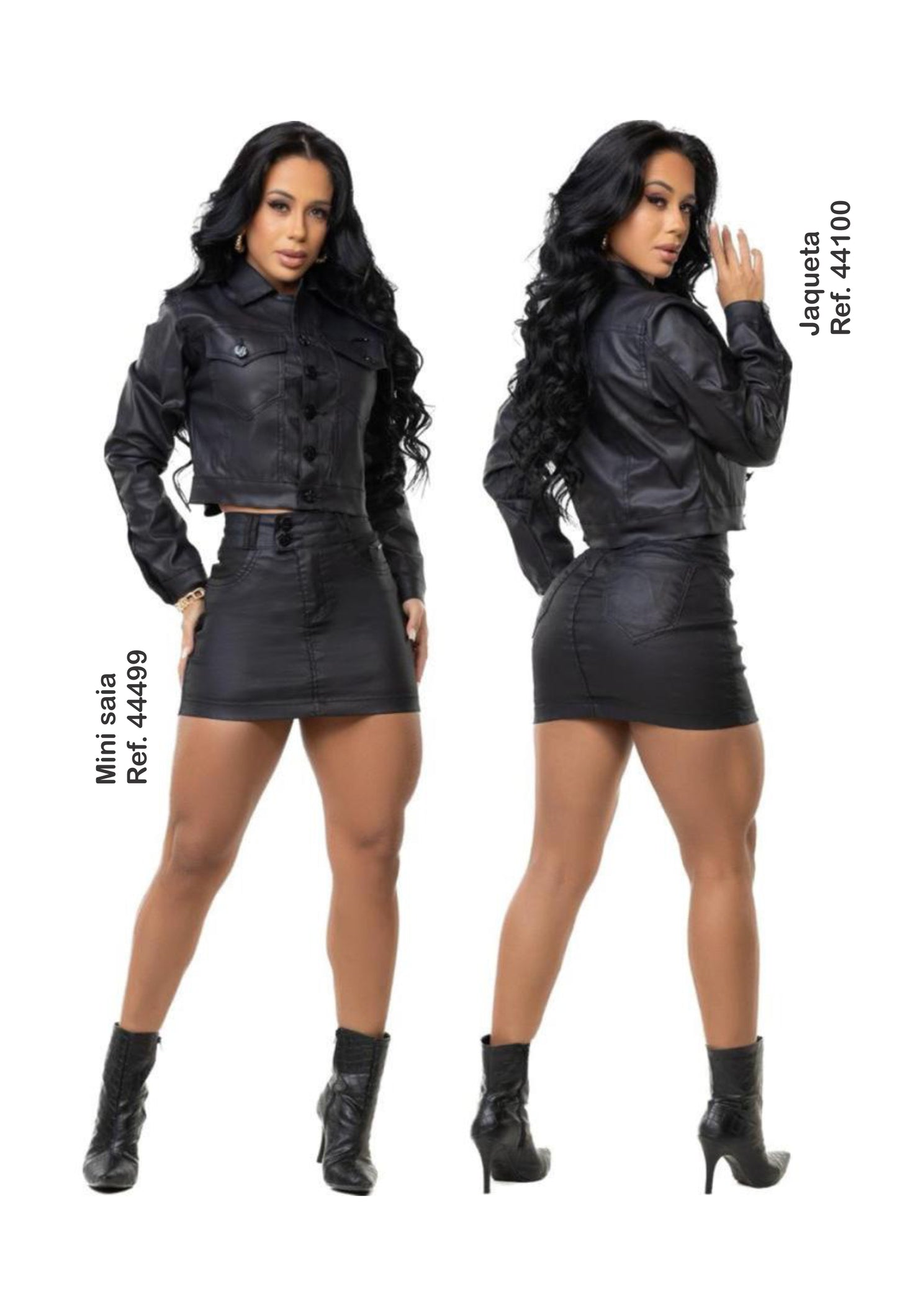 kit Jaqueta e Mini Saia com Lyra Resinado Set For Original