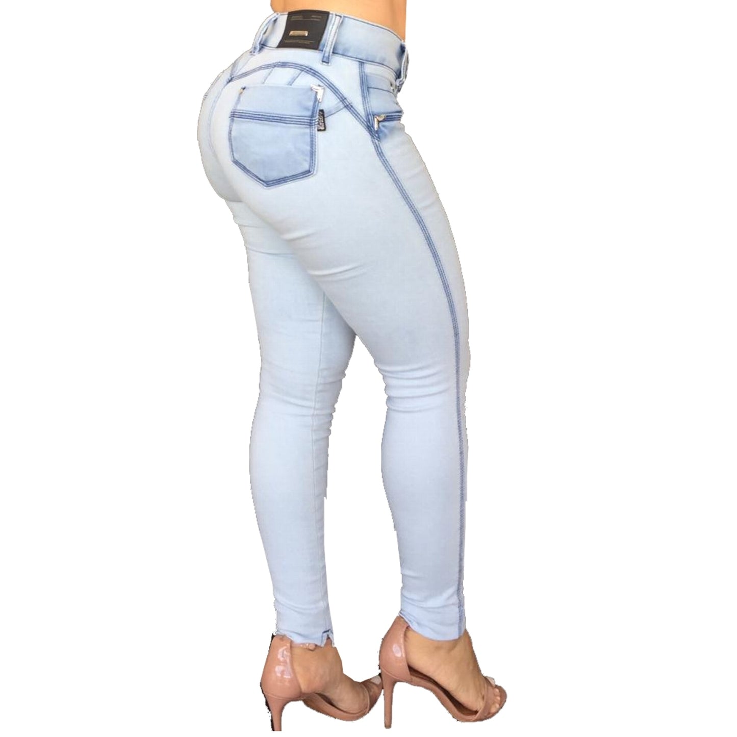Calça Feminina Skinny Jeans C/ lycra Bojo Modela e Realça Bum Bum Set For Orginal
