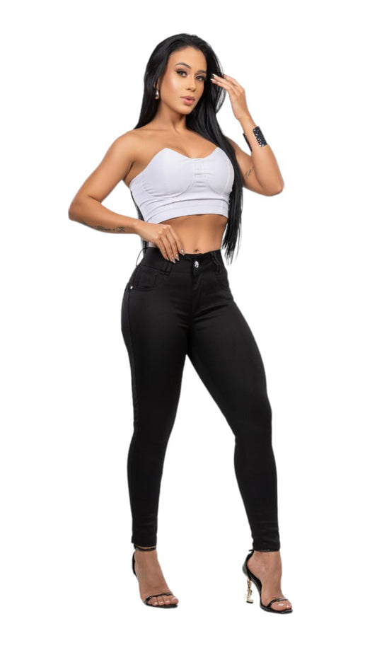 Calça Brim Com Bojo Removível Modela Bumbum Set For  Original
