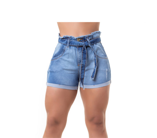 Short Curto Jeans Lycra Bojo Bumbum Original Nova Coleção