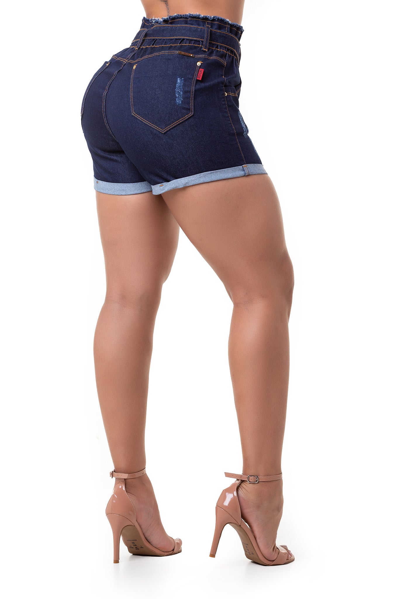 Short Curto Jeans Lycra Bojo Bumbum Original Nova Coleção