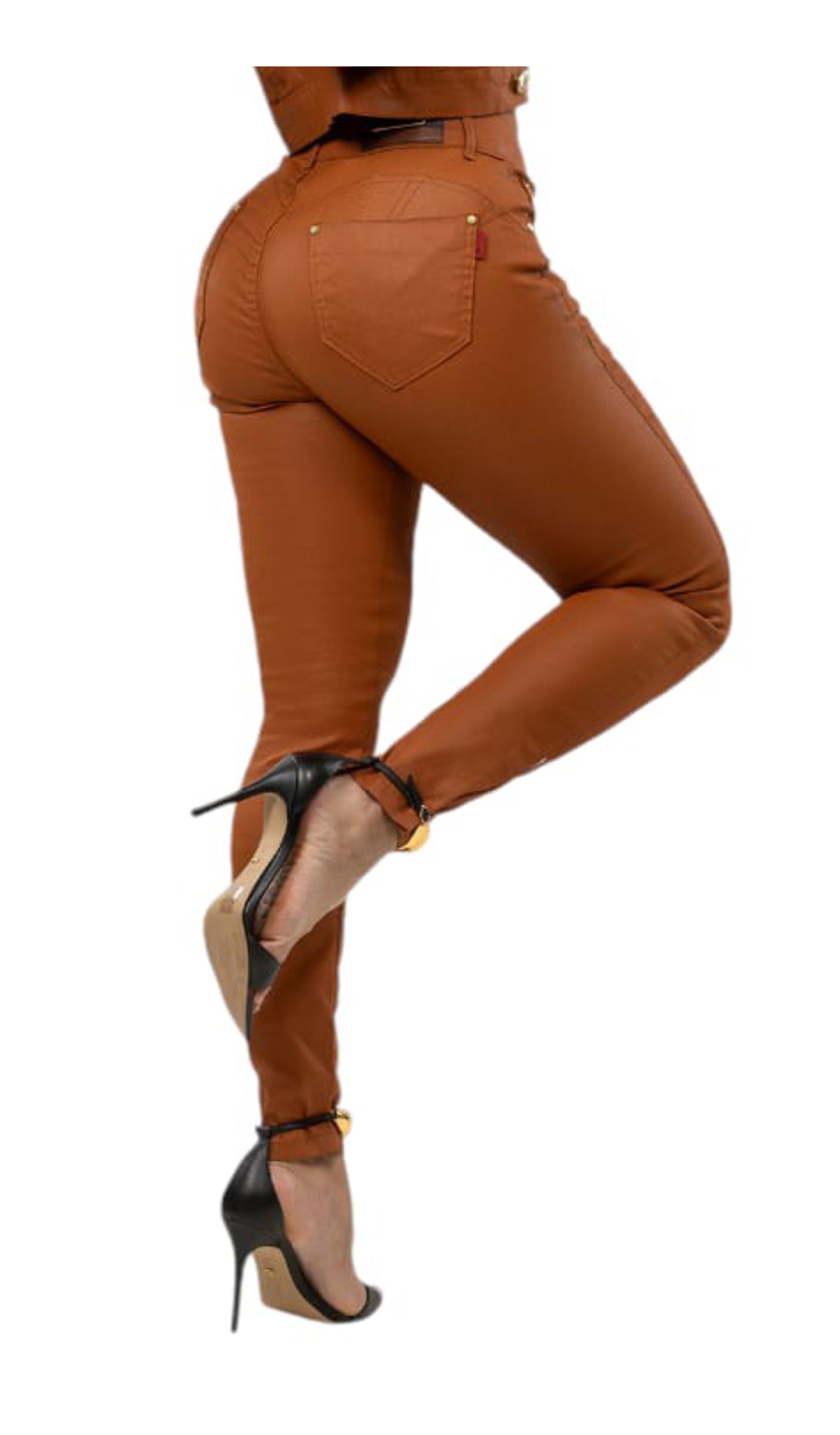 Calça Couro Feminina Lycra Modela BumBum FRETE GRÁTIS