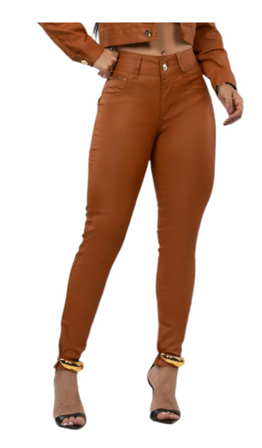 Calça Couro Feminina Lycra Modela BumBum FRETE GRÁTIS