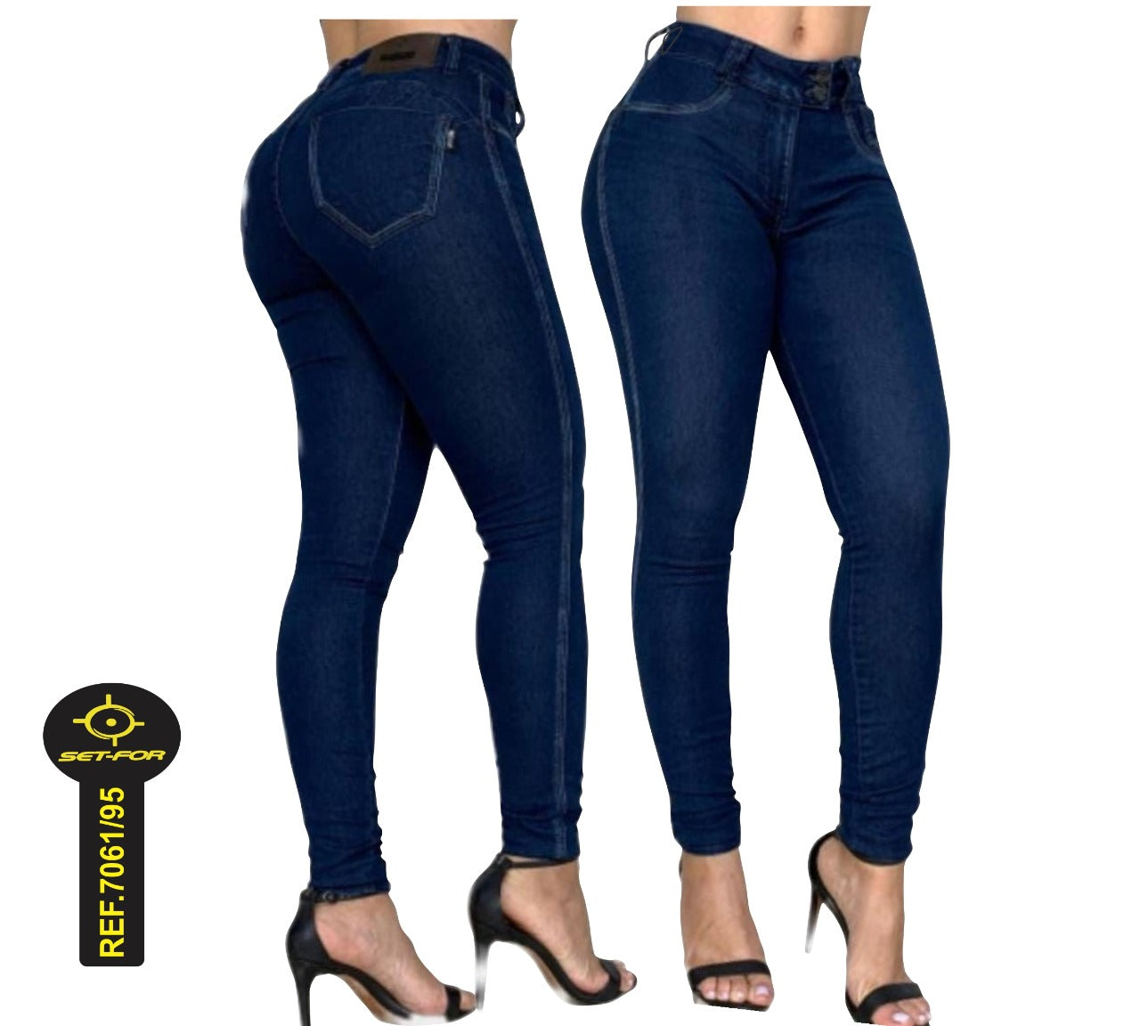 Calça Feminina Skinny Jeans C/lycra Original Bojo Removível