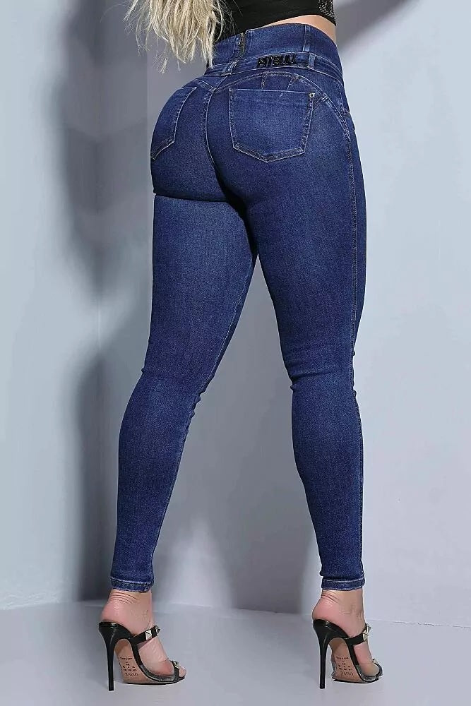 Calça Pit Bull Feminina Modeladora Jeans Com lycra