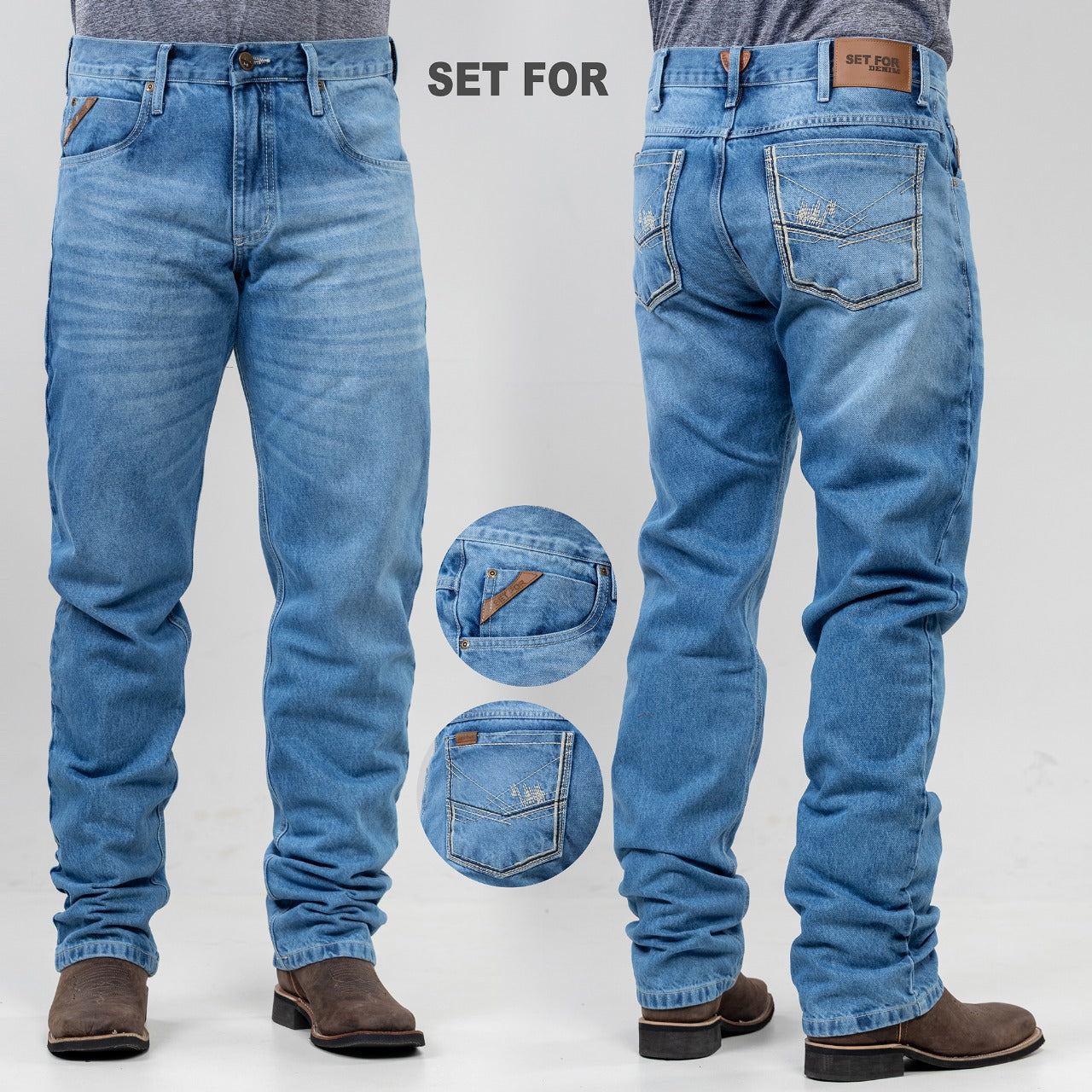 Calça Jeans Country Masculina Clara