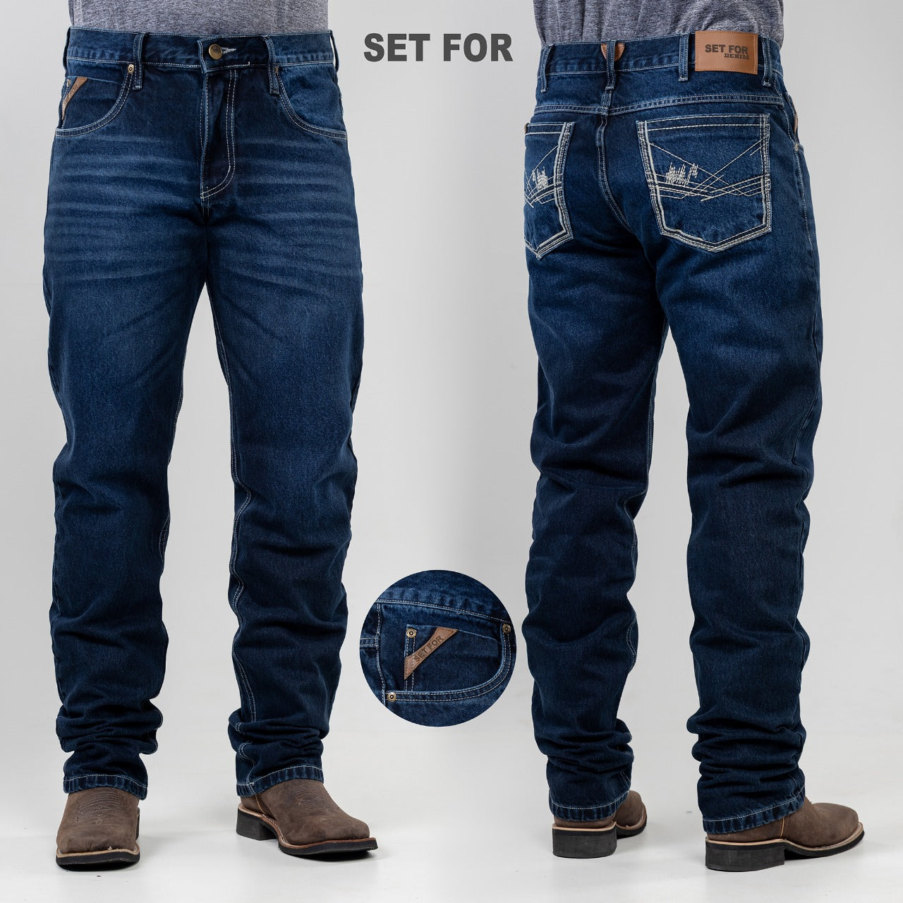 Calça Jeans Country Masculina Stone