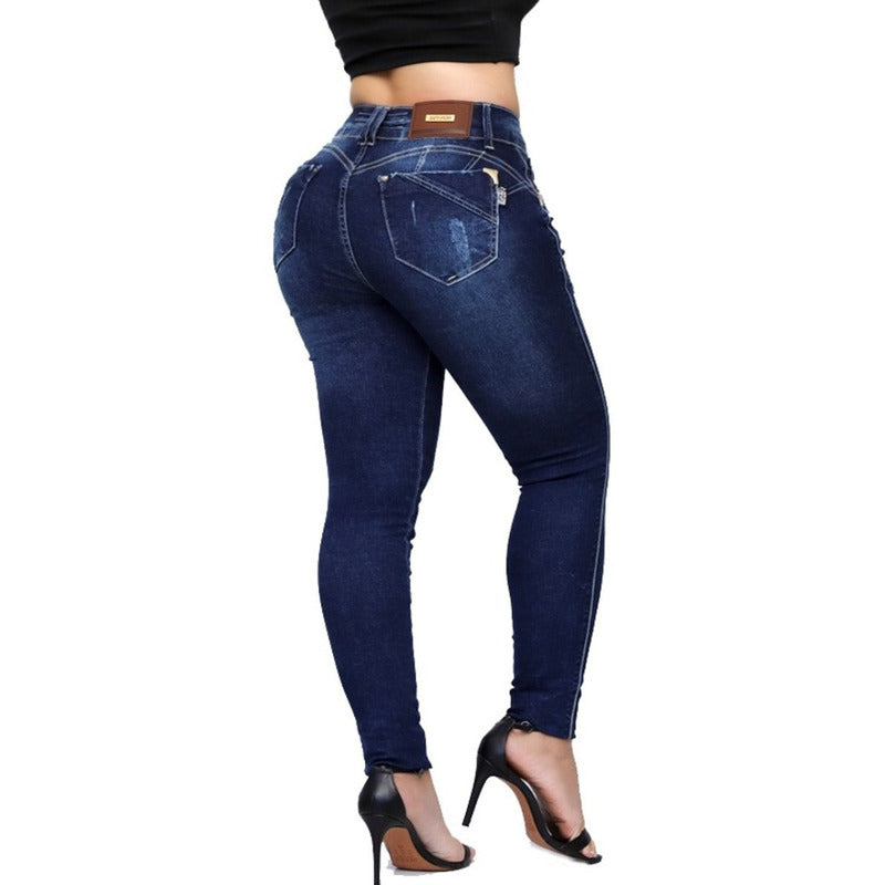 Calça Feminina Jeans Lycra Nova Coleção Original