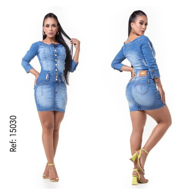 Vestido Festa Lycra Strech Bojo Aumenta Modela Bumbum