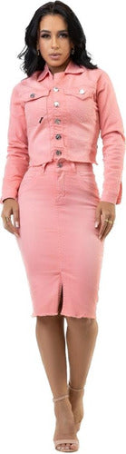 kit Jaqueta e Saia Mid com Lyra Set For Original