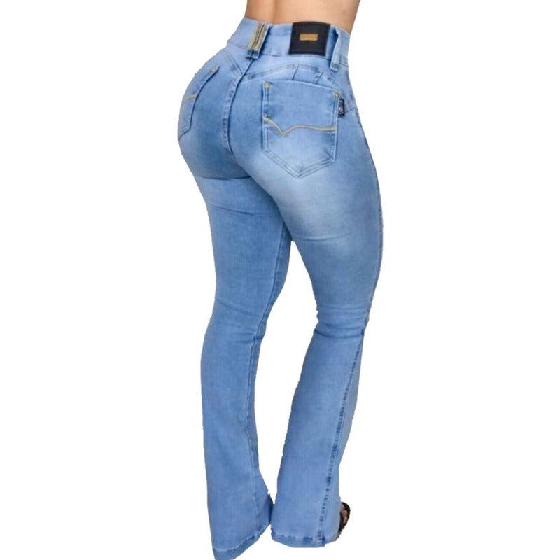 Calça Flare Set For Jeans com Lycra Bojo Bumbum Original