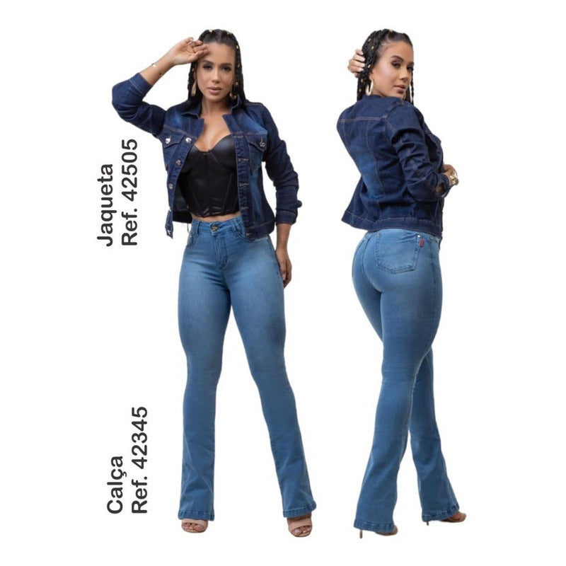 Jaqueta Jeans Bull Resistente Costura Reforçada Original