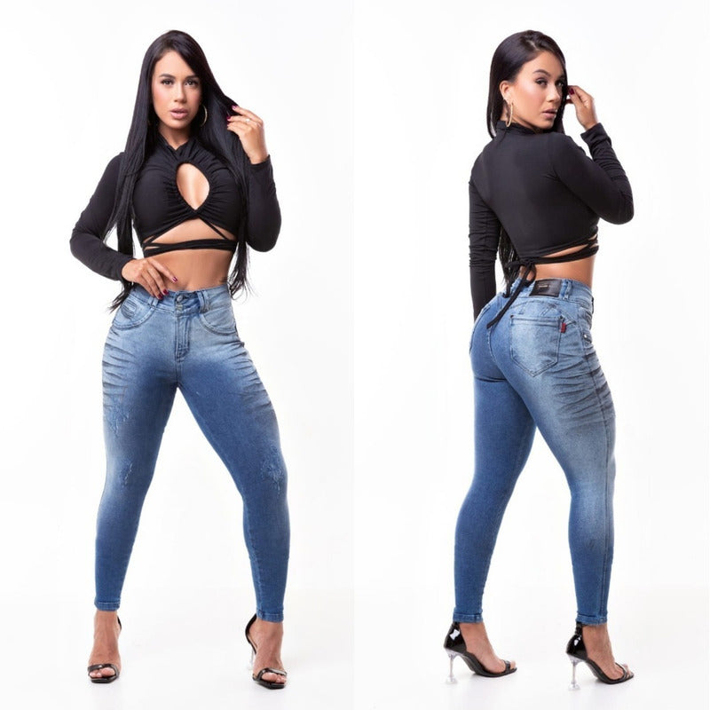 Calça Feminina Cigarrete Jeans C/lycra Bojo Bumbum Original