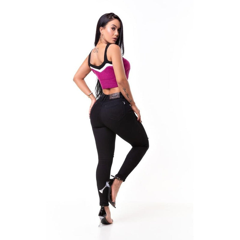 Calça Jeans Lycra Bojo Bum Bum Removível Original