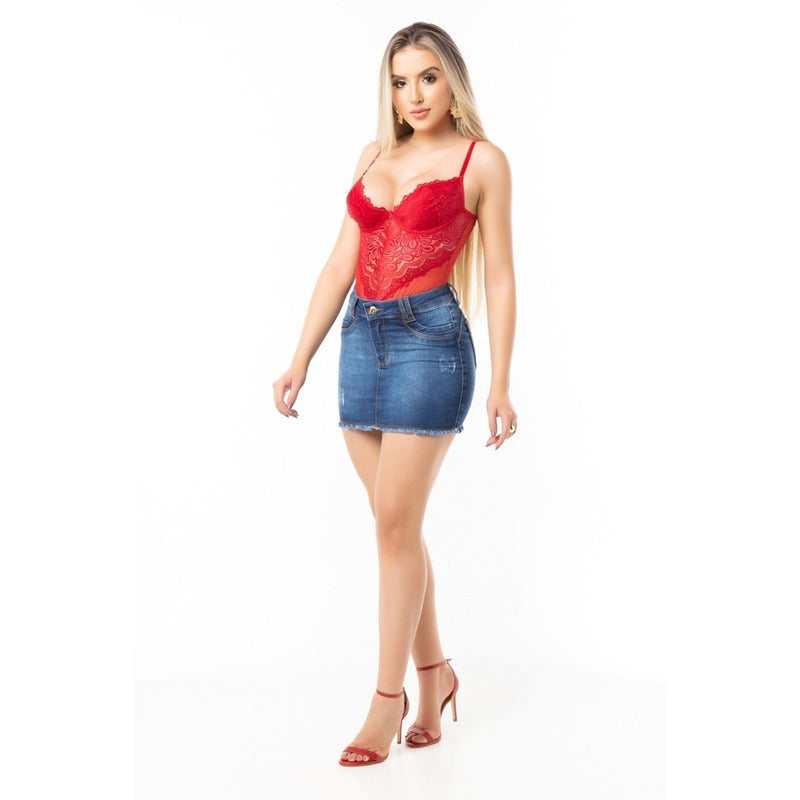 Saia Curta Carnaval Lycra Bojo Removível Bumbum Original Bul