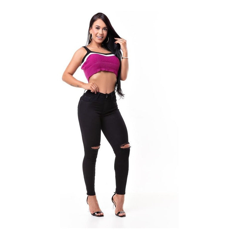 Calça Jeans Lycra Bojo Bum Bum Removível Original