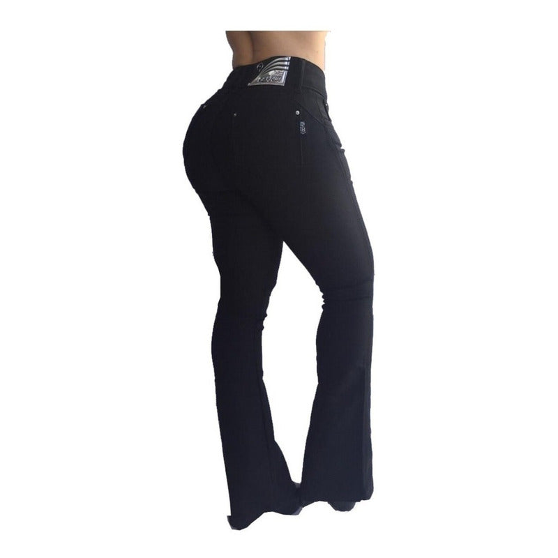 Calça Feminina Jeans Strech Flare Bojo Removível Original