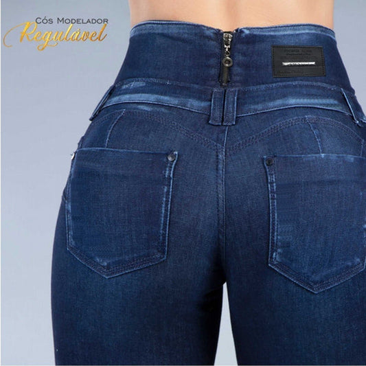 Calça Jeans Lycra Bojo Bumbum Cigarrete Original